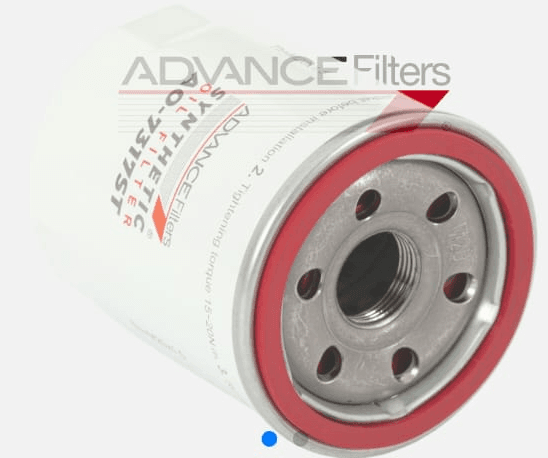 ADVANCE - FILTRO ADVANCE ACEITE (MEDIO FILTRANTE 100% SINTETICO 15000 KM.) GREAT WALL,HYUNDAI, KIA, MITSUBISHI